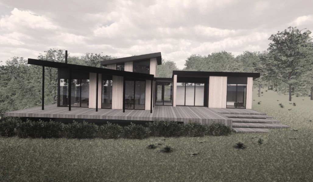 Rendu 3D d'un projet de Maisons unifamiliales près de Gatineau (Outaouais) de psb Inc.
