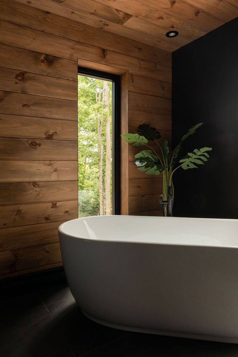 Baño completo de un proyecto de tipo Viviendas unifamiliares cerca de Saint-Jérôme (Laurentides) por Toundra construction