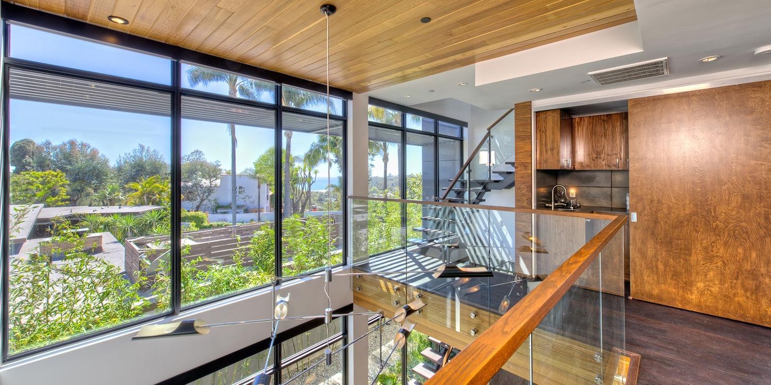 Hall from a Prefab and Modular Houses project near Santa Maria - Santa Barbara by Plant Prefab