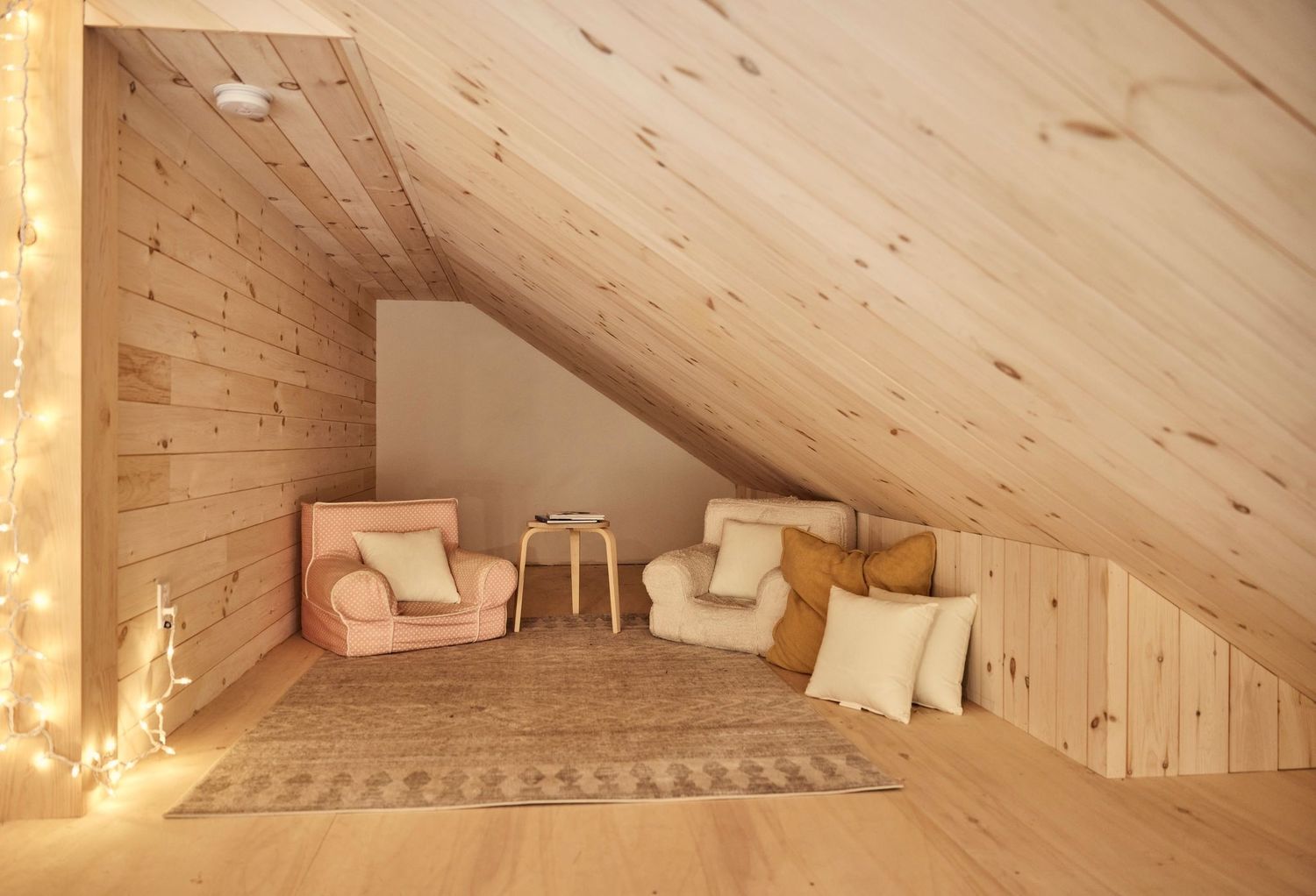 Attic from a Single family homes project near Granby - Bromont - Cowansville by Ancré. Architecture & Design