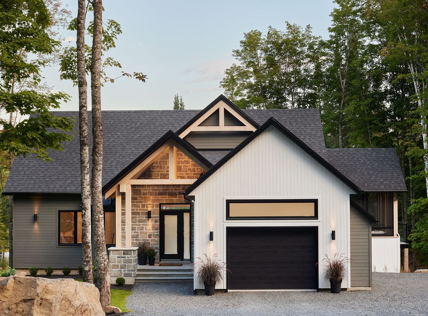  from a Single family homes project near Saint-Jerome (Laurentides) by Isabelle Garceau, Designer et Technologue en architecture