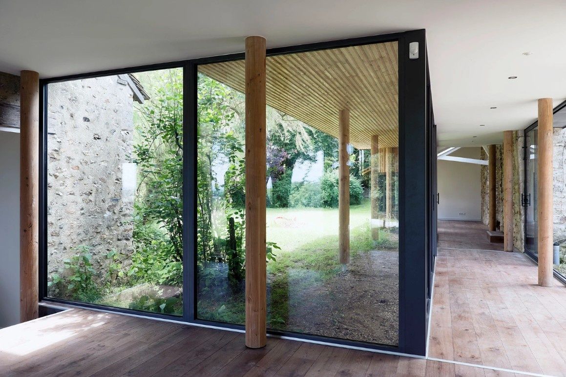Hall from a Single family homes project near Armor Coasts (22) by clapp architectes