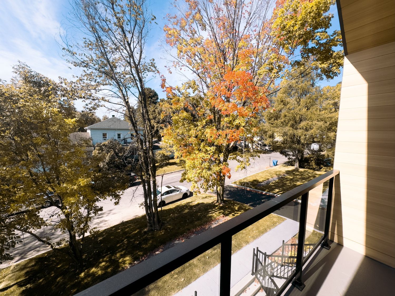 Deck & Balcony from a Multi-family and high-rise Buildings project near Quebec City - Levis by Groupe Habitech