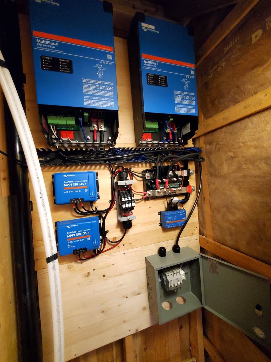 Mécanique du bâtiment d'un projet de Systèmes autonomes photovoltaïques près de Saint-Jérôme/Blainville (Laurentides) de Alternative Solaire inc.