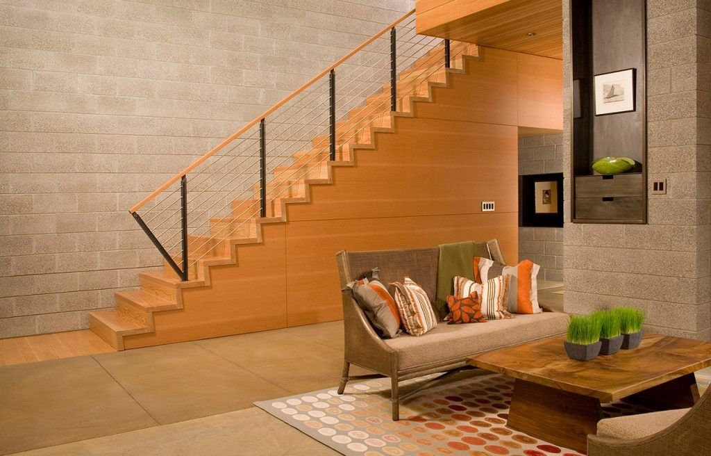 Escaleras de un proyecto de tipo Viviendas unifamiliares cerca de Spokane por Coates Design Inc.