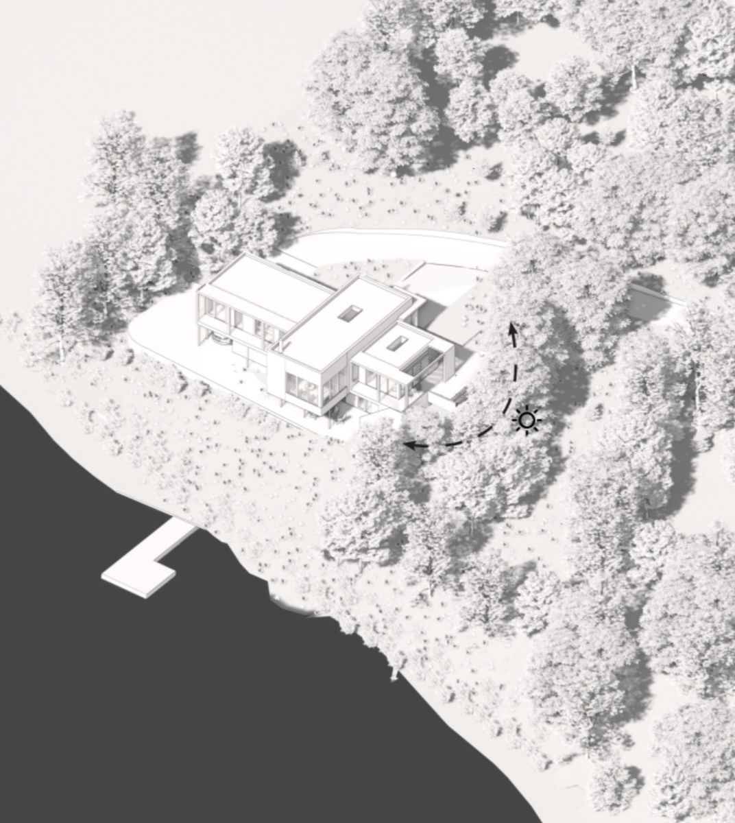 3D Rendering from a Single family homes project near Montreal (Greater Montreal) by psb