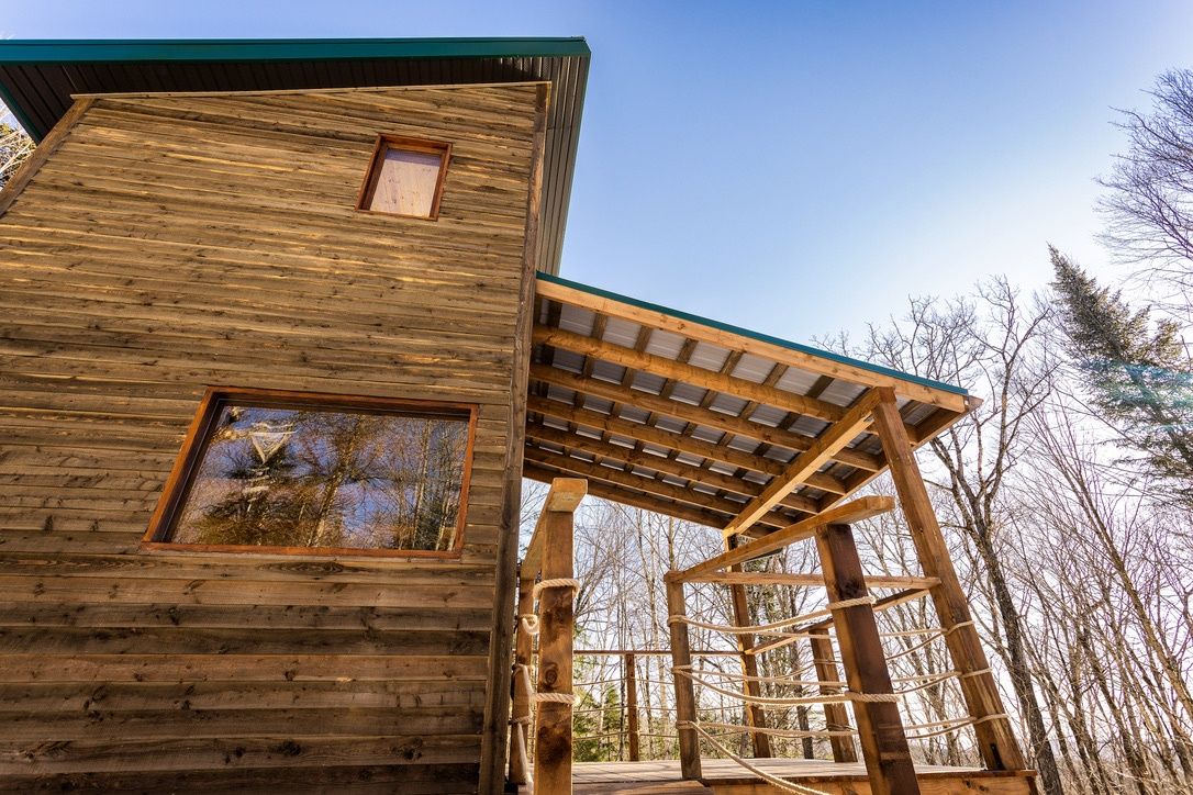 Exterior Finishes from a Natural interior finishing project near Quebec City - Levis by BIOPHIL.co