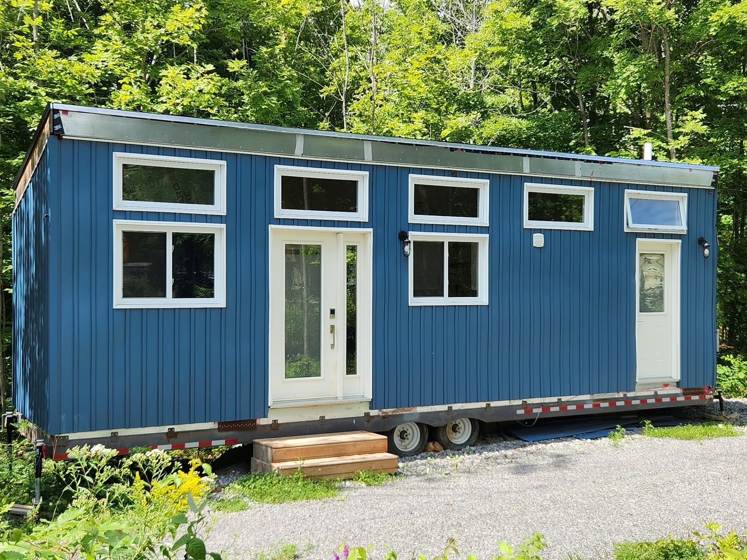 House Construction Exteriors from a Prefab and Modular Houses project near Kingston by Feris BuildTech