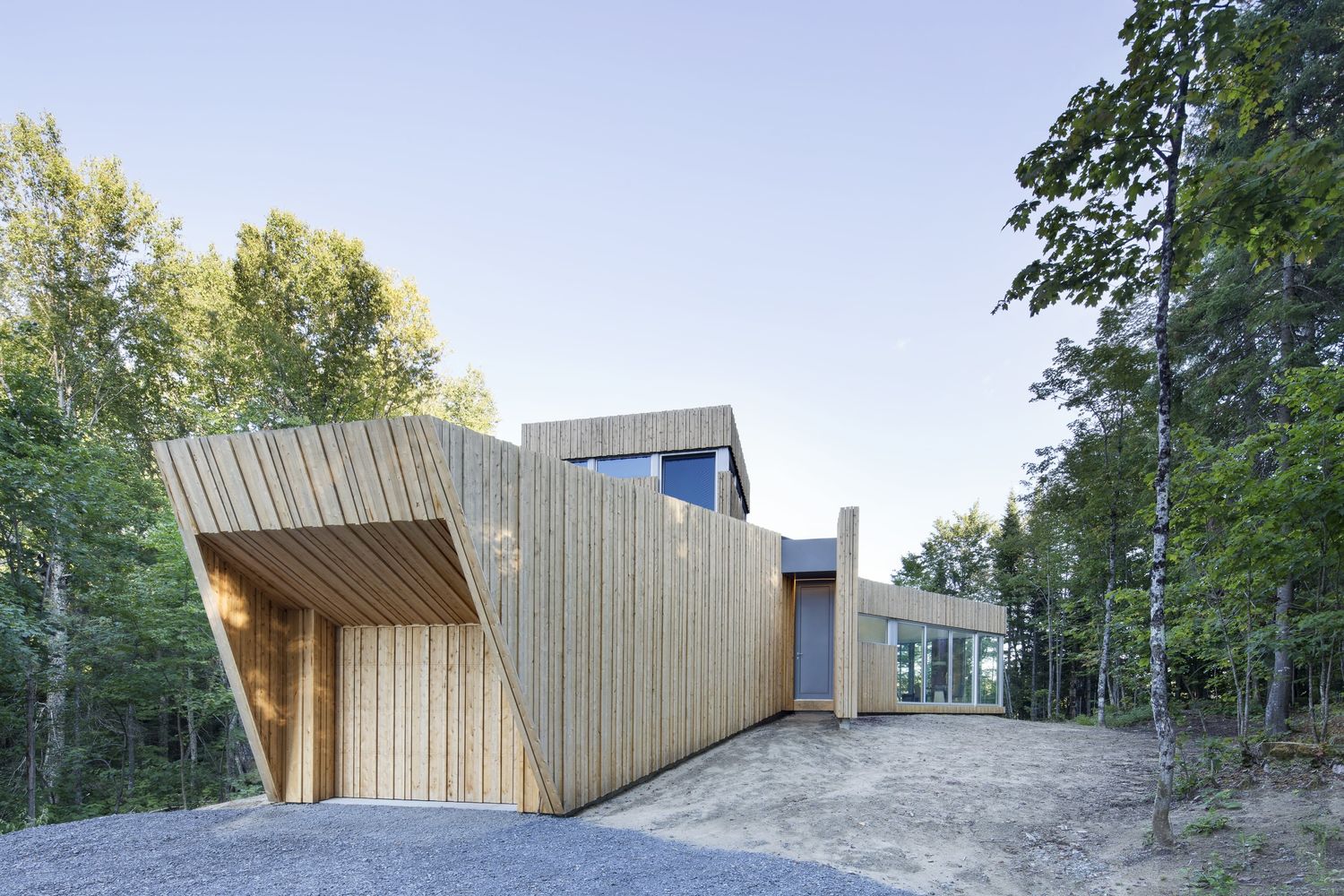 Garage & Shed from a Single family homes project near Montreal (Greater Montreal) by Paul Bernier Architecte