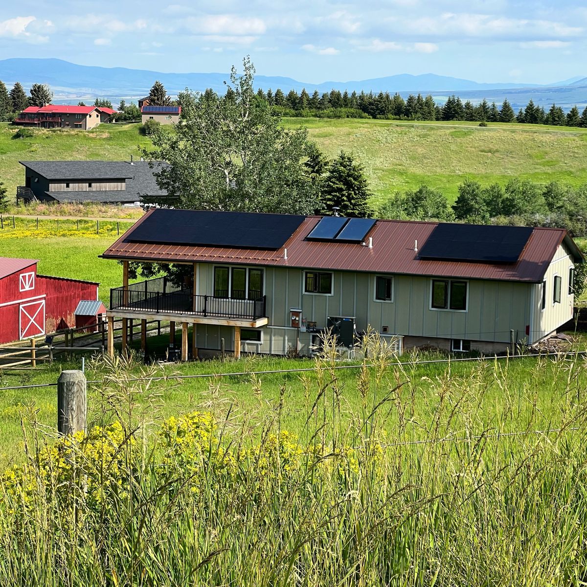  from a Single family homes project near Bozeman by Mafic Design Build