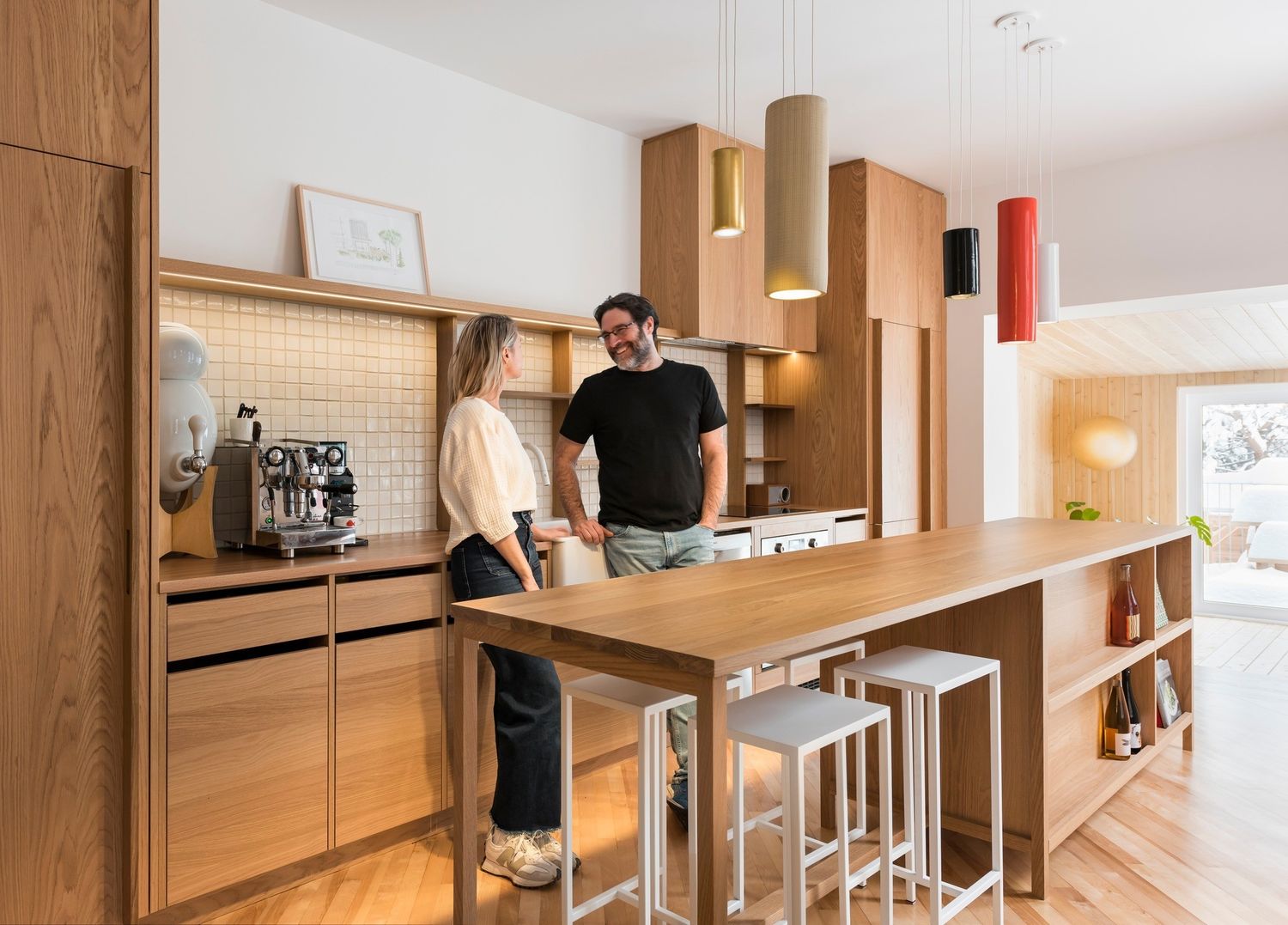 Cocina de un proyecto de tipo Viviendas unifamiliares cerca de Gatineau (Outaouais) por 4x8 inc.