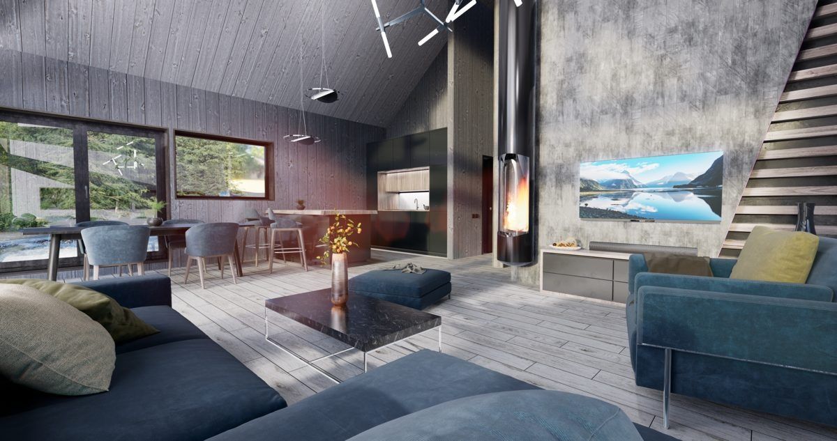 Rendu 3D d'un projet de Maisons unifamiliales près de Vancouver (Région du Grand Vancouver) de Bouw Art