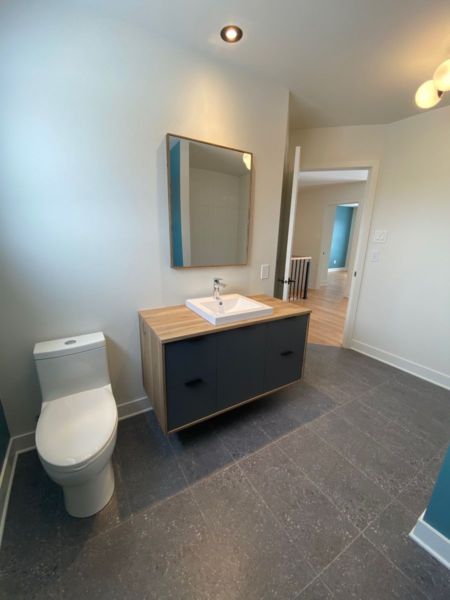Salle de bain d'un projet de Maisons unifamiliales près de Granby/Bromont/Cowansville (Estrie) de GAÉTAN SIROIS CONSTRUCTION INC