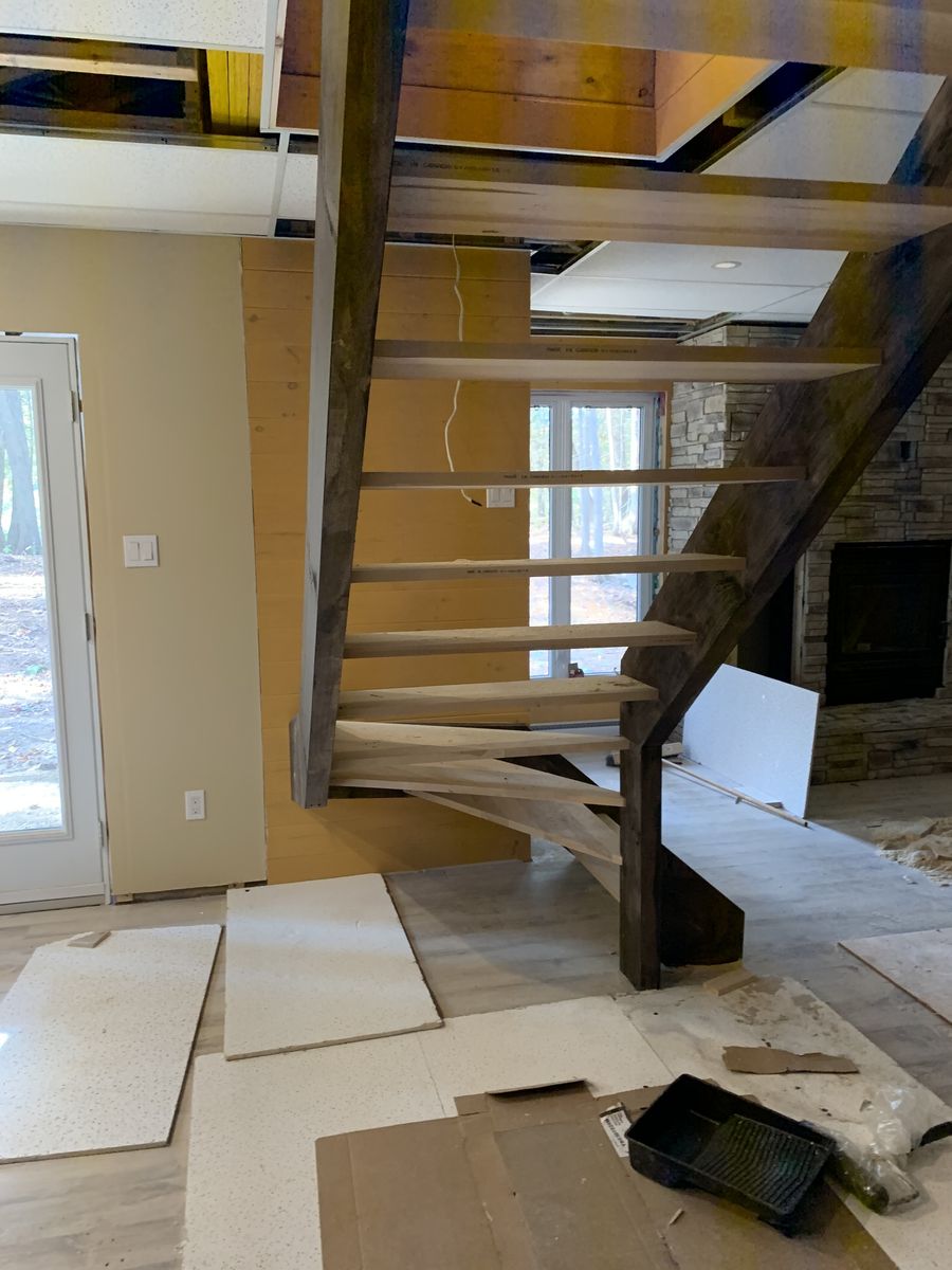 Travaux - Intérieur d'un projet de Condos et logements près de Montréal/Laval/Longueuil (Grand Montréal) de construction F Gagné et fils inc