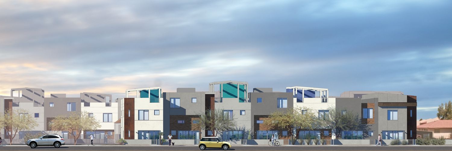 Diagramme d'un projet de Maisons unifamiliales près de Phoenix de architects LOFT