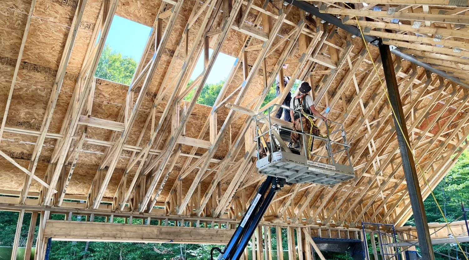 Wall Construction from a Single family homes project near Saint-Jerome (Laurentides) by psb