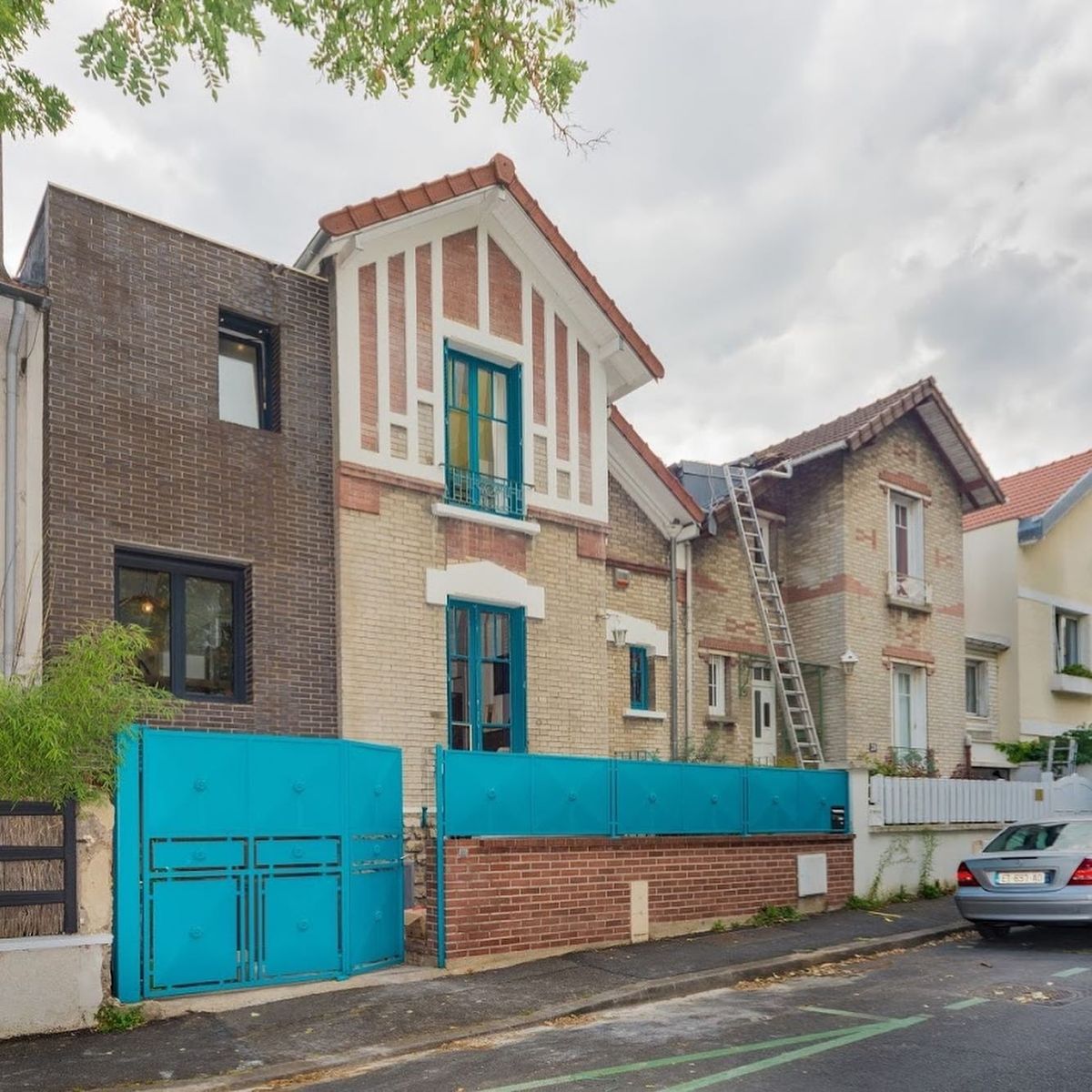 Travaux - Extérieur d'un projet de Maisons unifamiliales près de Paris (75) de Serero Architectes