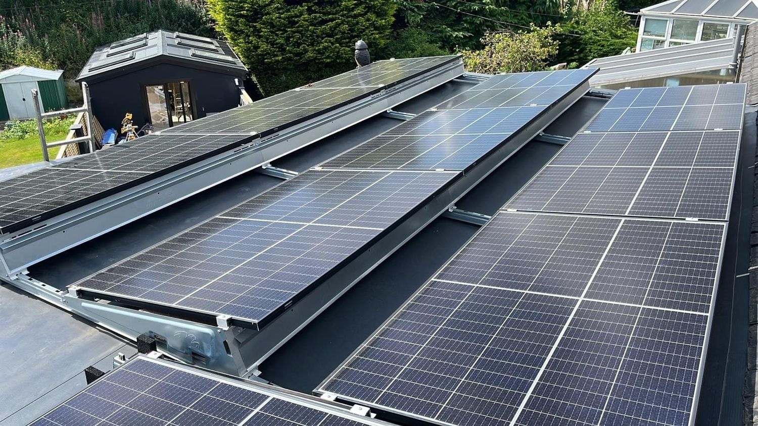 Building mechanicals from a Photovoltaic Solar Panels project near New York-Newark-Jersey City by Scottish Energy Saving