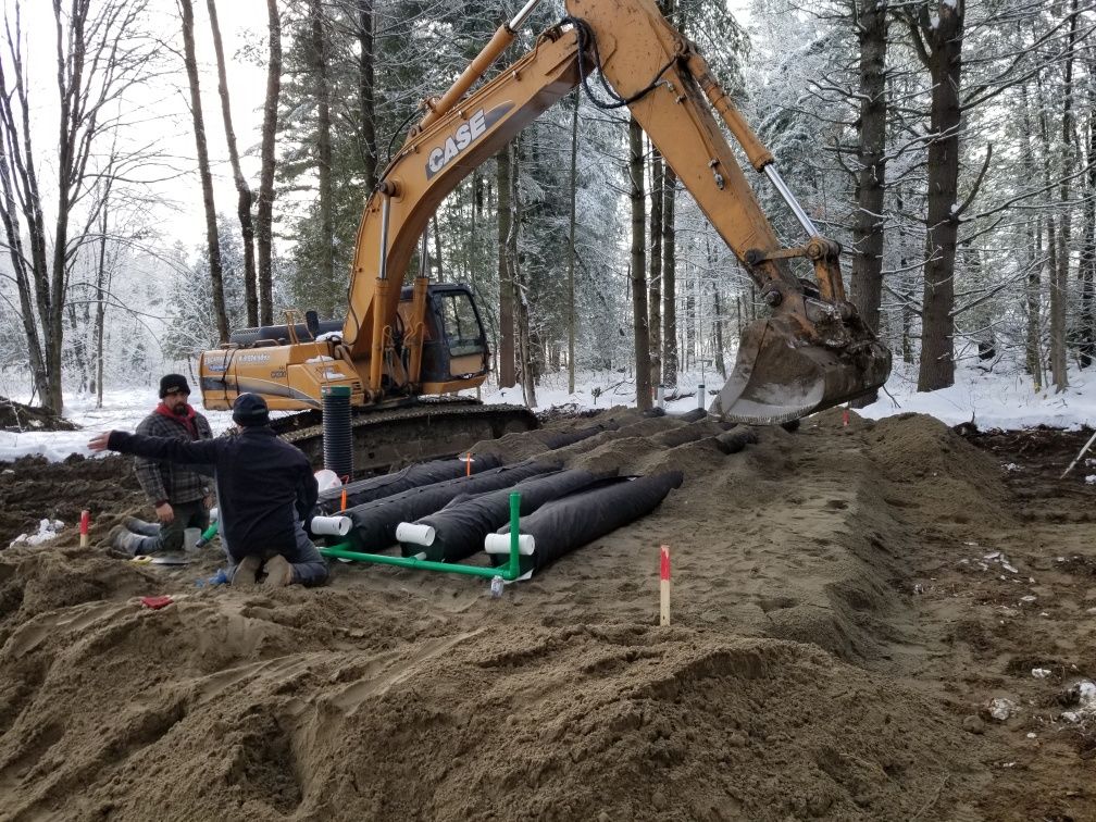 Terreno para construir e infraestructuras de un proyecto de tipo Tanques sépticos y campos de drenaje cerca de Sherbrooke (Estrie) por DBO Expert