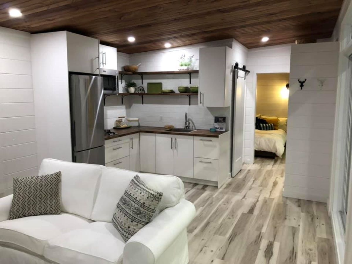 Kitchen from a Tiny Houses project near Barrie by Ilo Tiny Homes