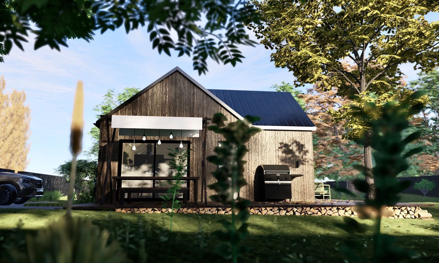 Rendu 3D d'un projet de Maisons unifamiliales près de Montréal/Laval/Longueuil (Grand Montréal) de VA architectures & design