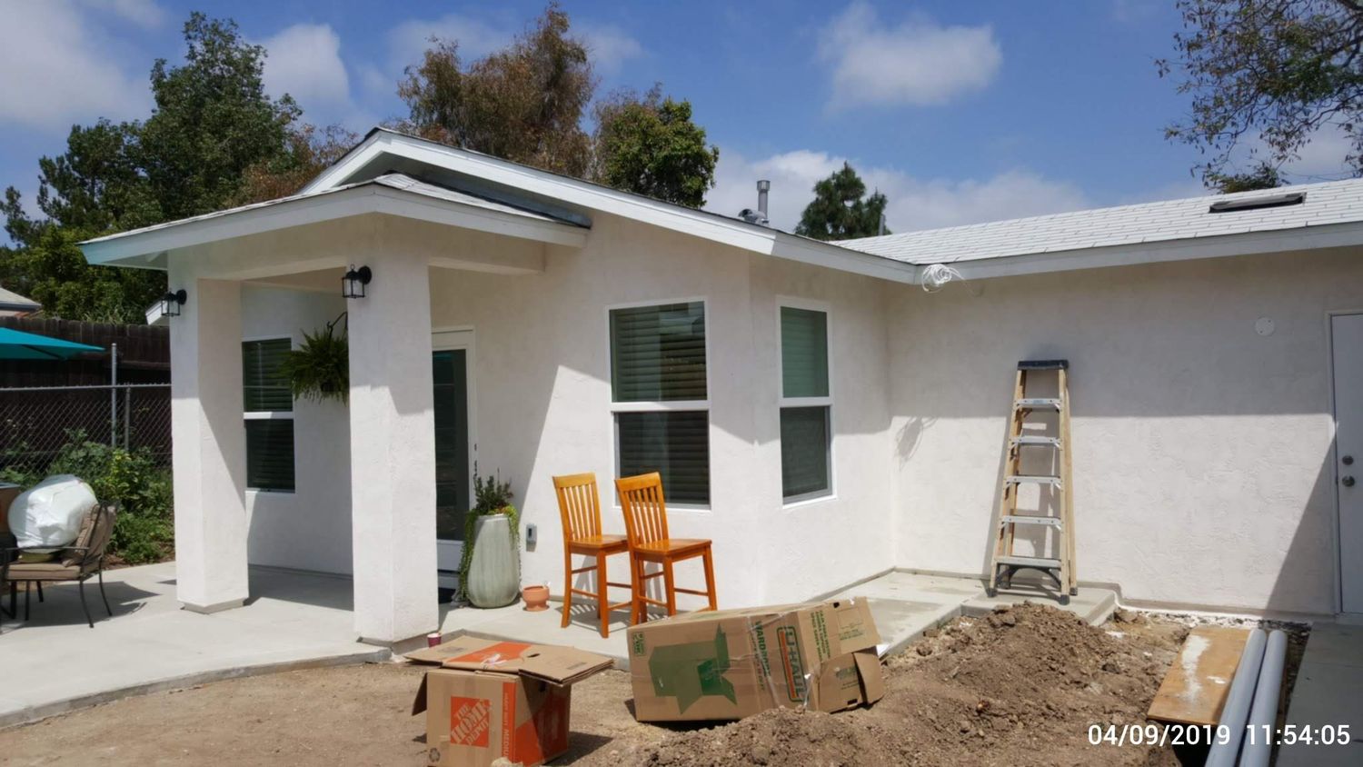 Construcción de exteriores de casas de un proyecto de tipo Unidades de vivienda accesorias (ADU) cerca de San Diego por ADUabl