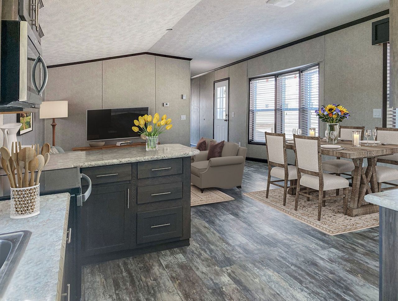 Travaux - Intérieur d'un projet de Maisons usinées et modulaires près de Winnipeg de Best Buy Homes