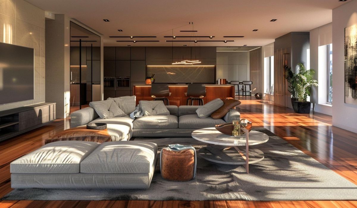 Living Room from a Single family homes project near San Diego by First Choice Home Builders
