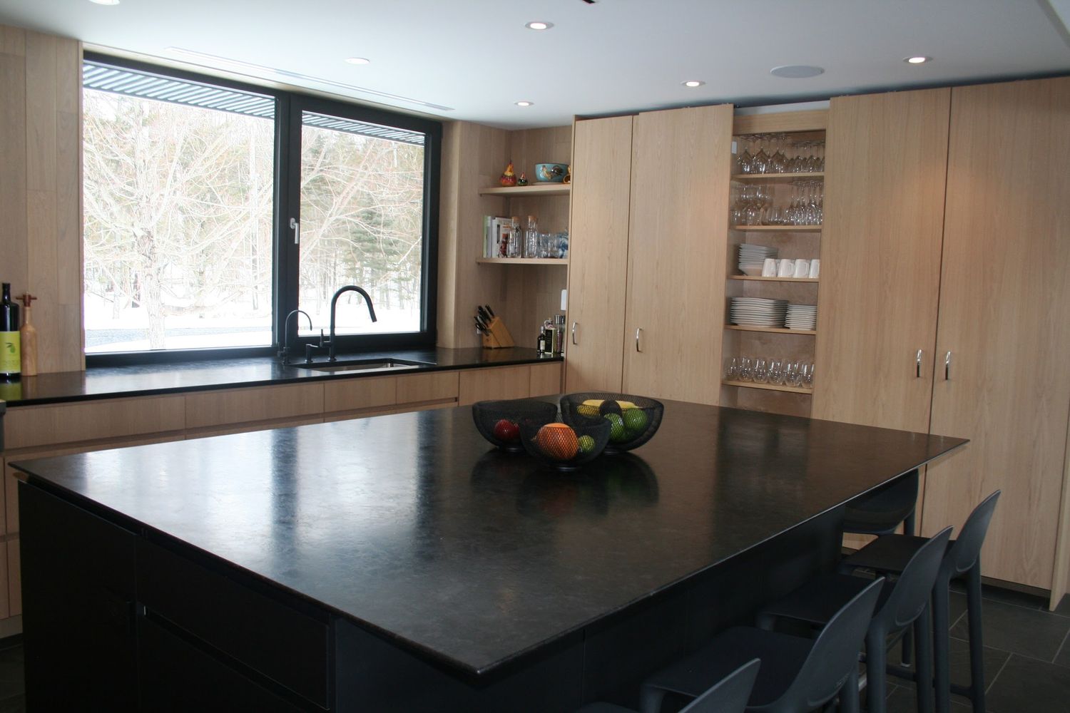Kitchen from a Home extensions project near Sherbrooke (Estrie) by Ann