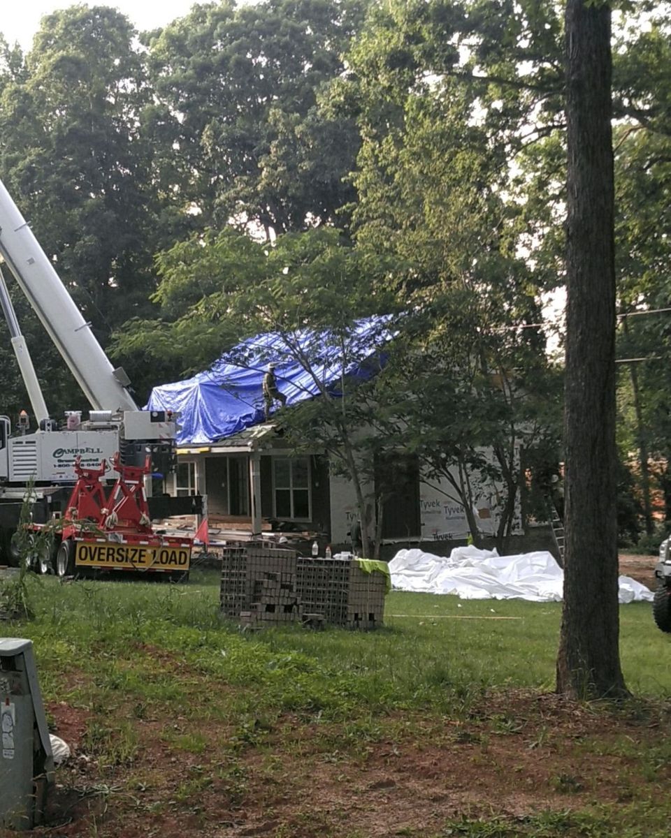 House Construction Exteriors from a Prefab and Modular Houses project near Atlanta by Impresa Modular