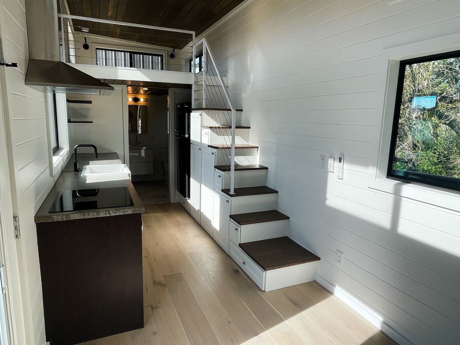 Staircase from a Tiny Houses project near Dallas - Fort Worth by NOMAD Tiny Homes