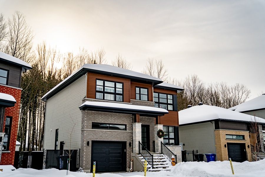 Façade avant d'un projet de Développements immobiliers près de Joliette (Lanaudière) de TRÉMÄ