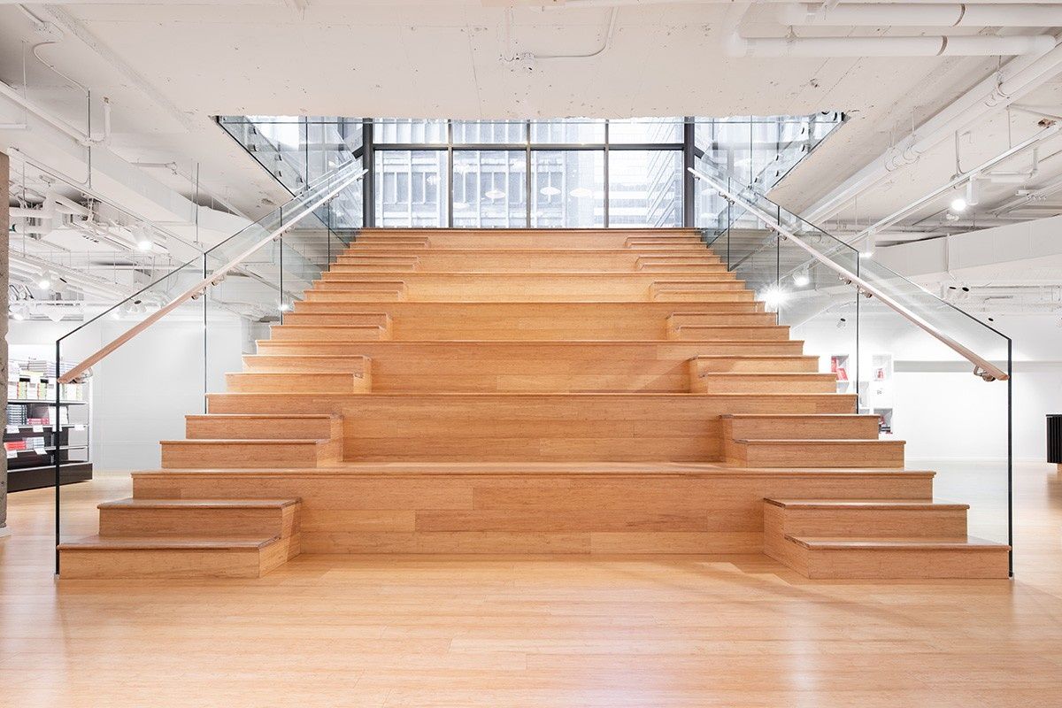 Escaliers d'un projet de Planchers près de Montréal/Laval/Longueuil (Grand Montréal) de Bamboo Design & Architecture