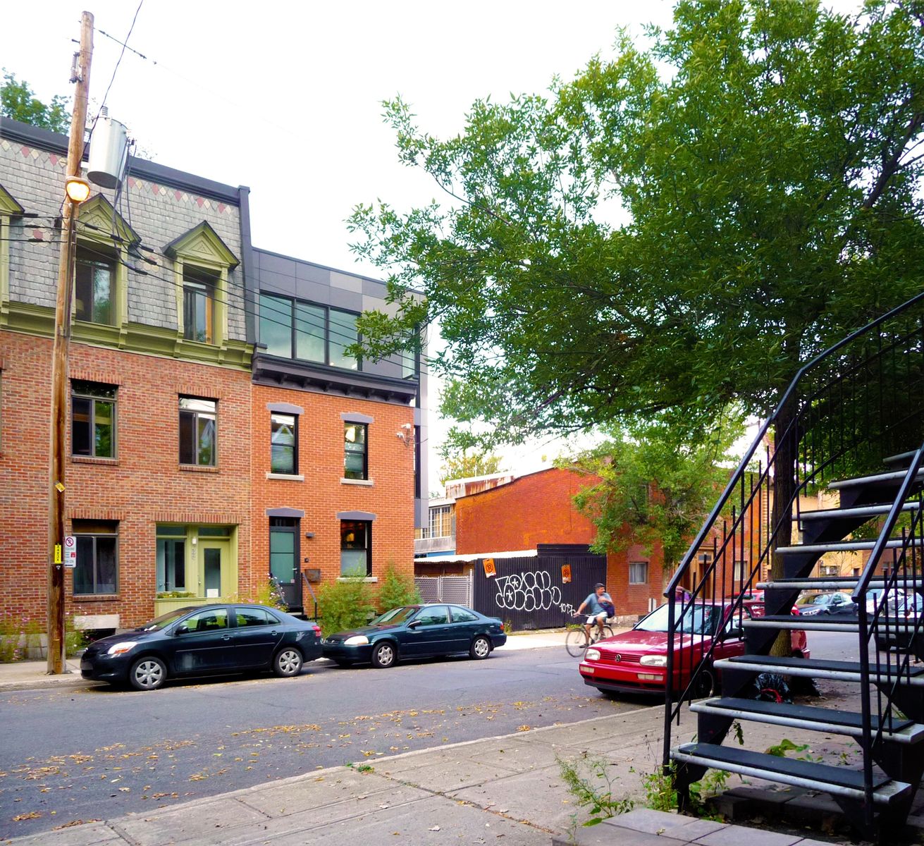 House Exterior from a Second Floor Additions project near Montreal (Greater Montreal) by Studio MMA Architects
