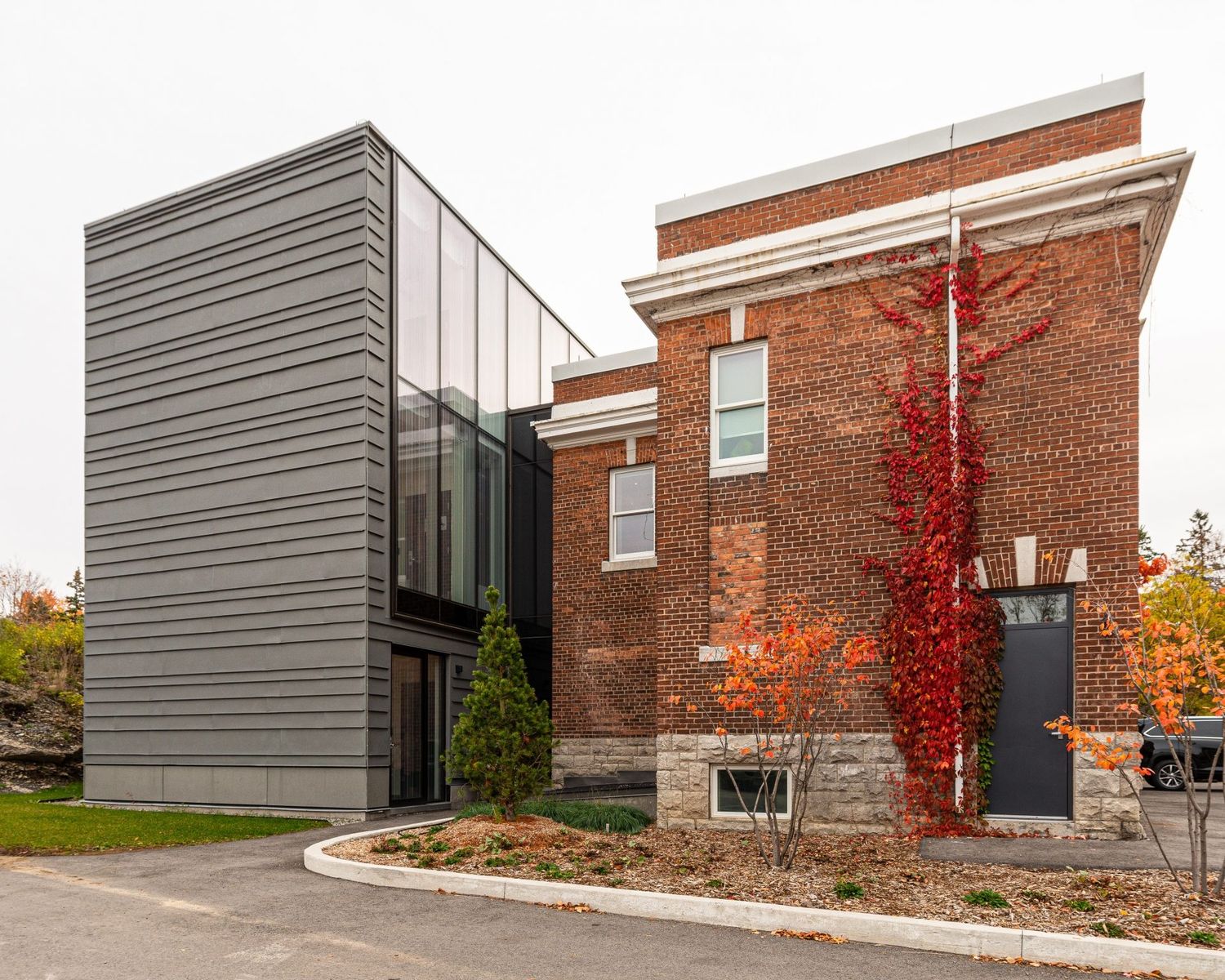 House Exterior from a Home extensions project near Ottawa by KWC Architects Inc.