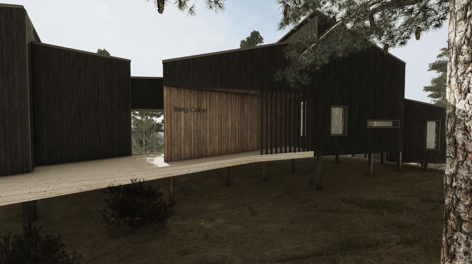 Rendu 3D d'un projet de Maisons unifamiliales près de Sudbury (Grand Sudbury) de poliarchitecture Inc.
