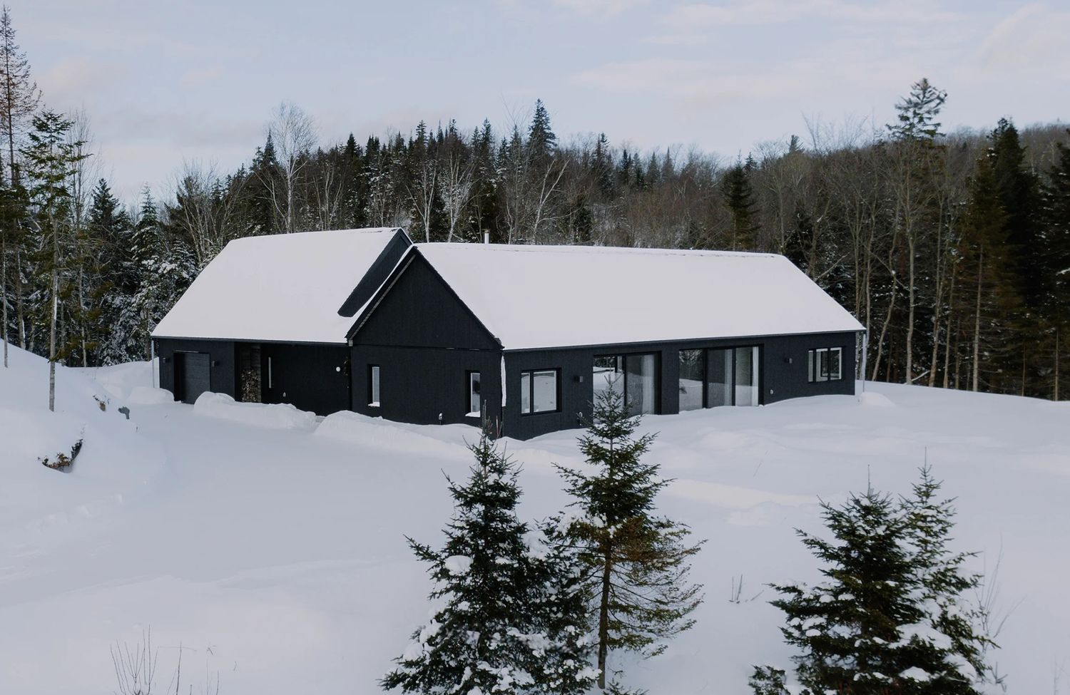 House Exterior from a Single family homes project near Saint-Jerome (Laurentides) by Sarrazin Construction