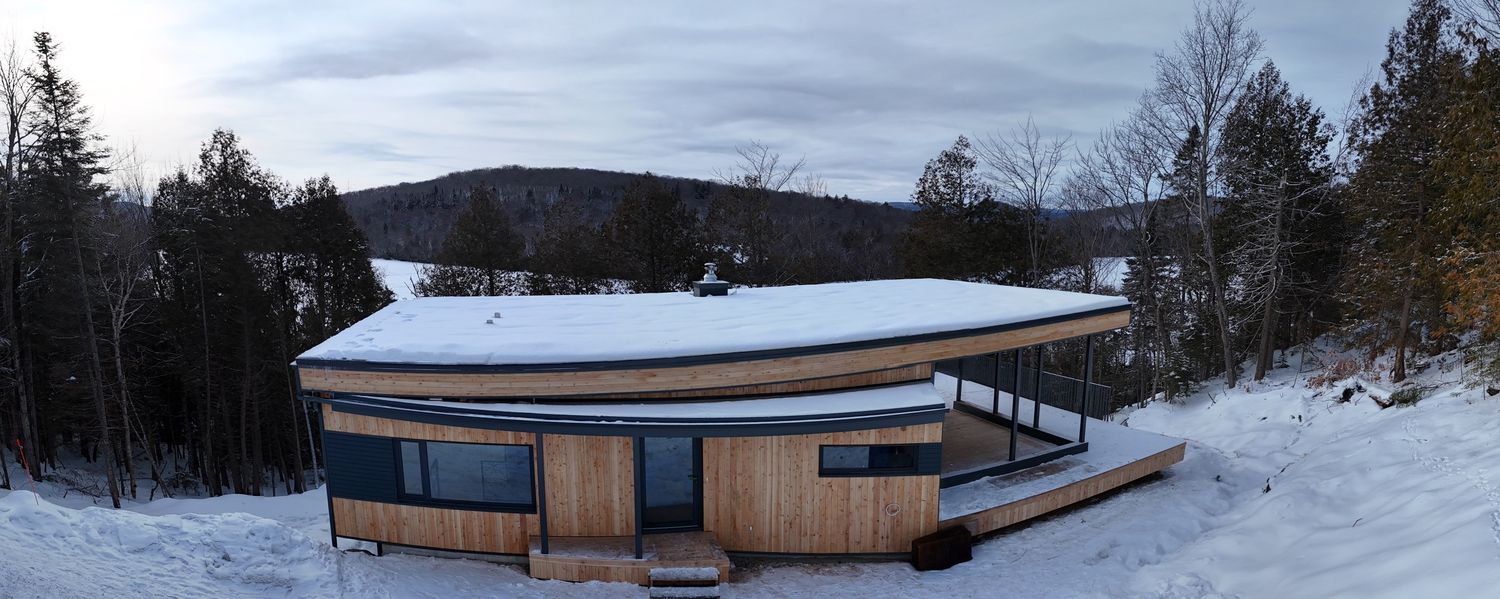 House Exterior from a Single family homes project near Saint-Jerome (Laurentides) by Toundra construction