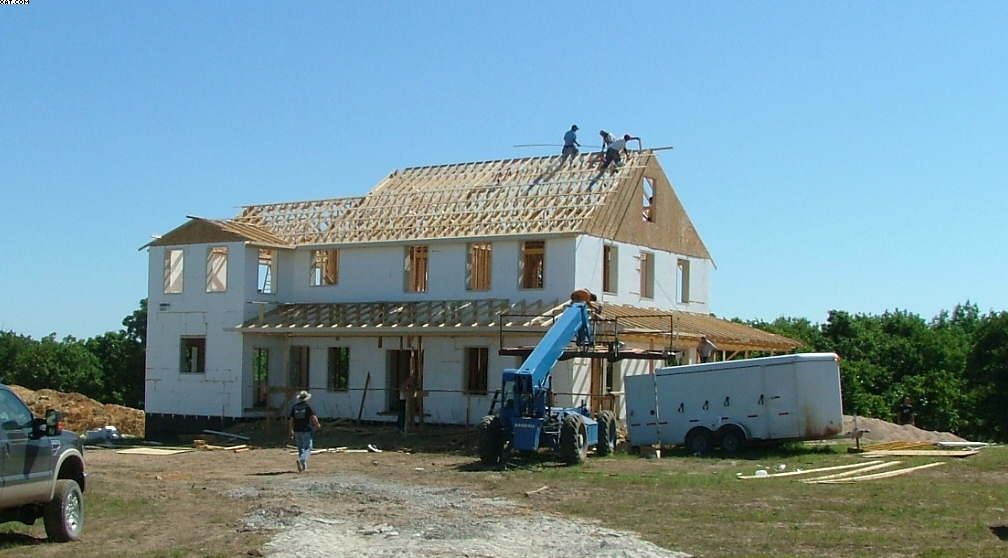 Structures et ossatures d'un projet de Coffrage isolant près de Kingston de Bildhauer ICF Construction