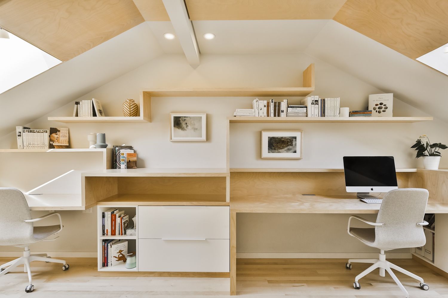 Home Office from a Interior Design and Layout project  by Atelier Tautem