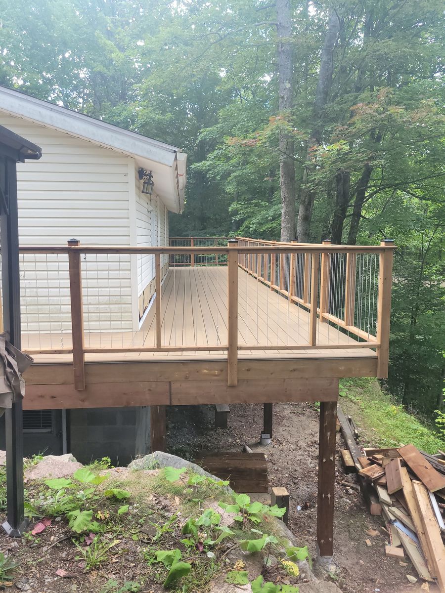 House Construction Exteriors from a Exterior Balconies project near Saint-Jerome (Laurentides) by Éco-Actif