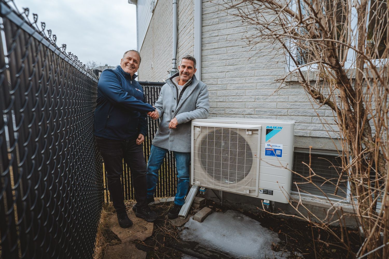 Mécanique du bâtiment d'un projet de Système de chauffage près de Saint-Jean-sur-Richelieu (Montérégie) de Les Industries Perform Air