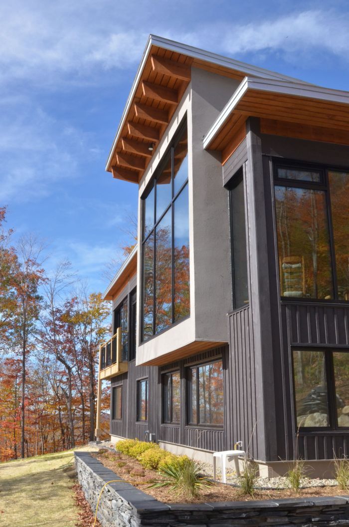 Exterior Finishes from a Single family homes project near Sherbrooke (Estrie) by Belvedair