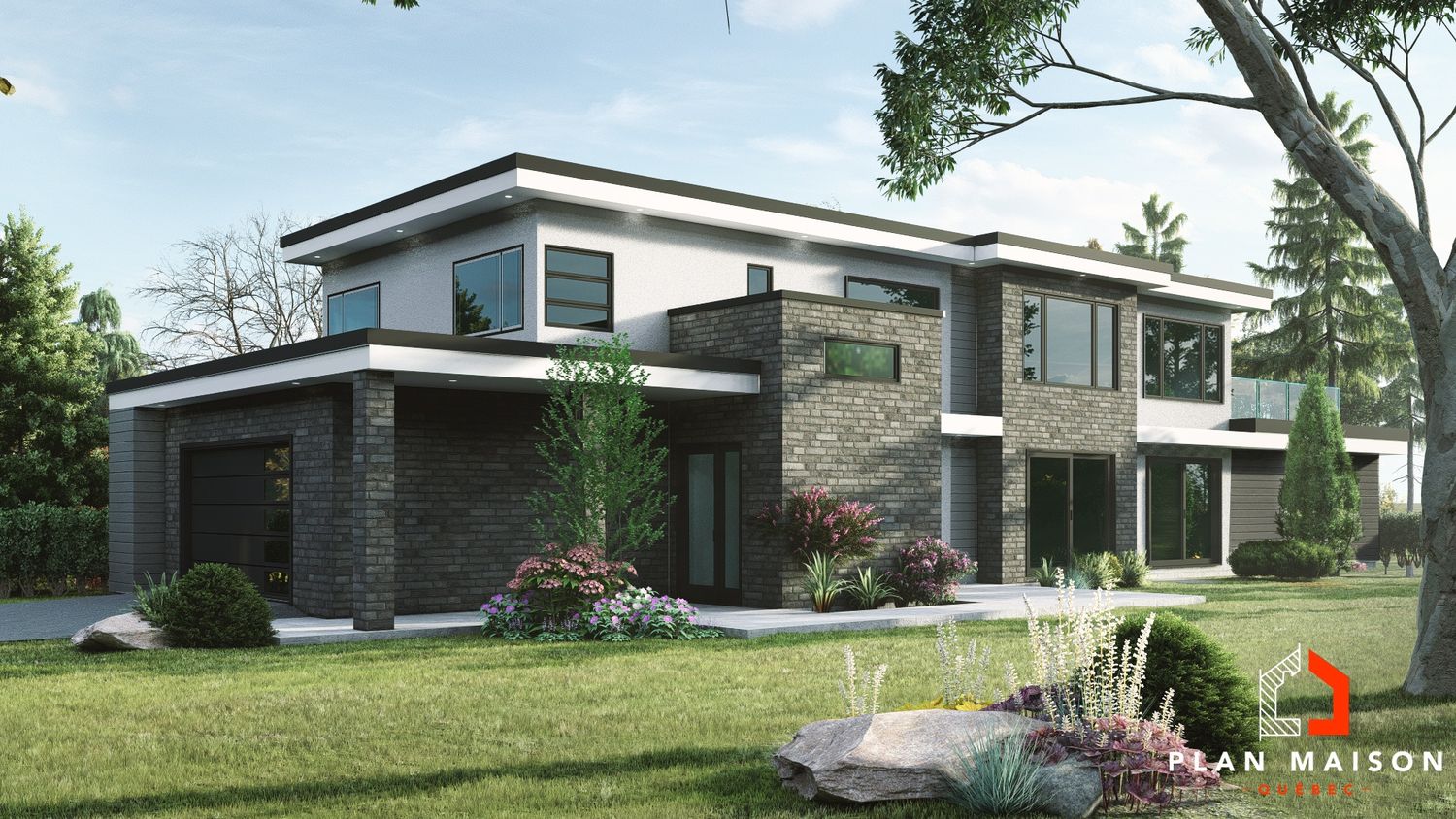 3D Rendering from a 3D modelings and renderings project near Quebec City - Levis by Plan Maison Quebec
