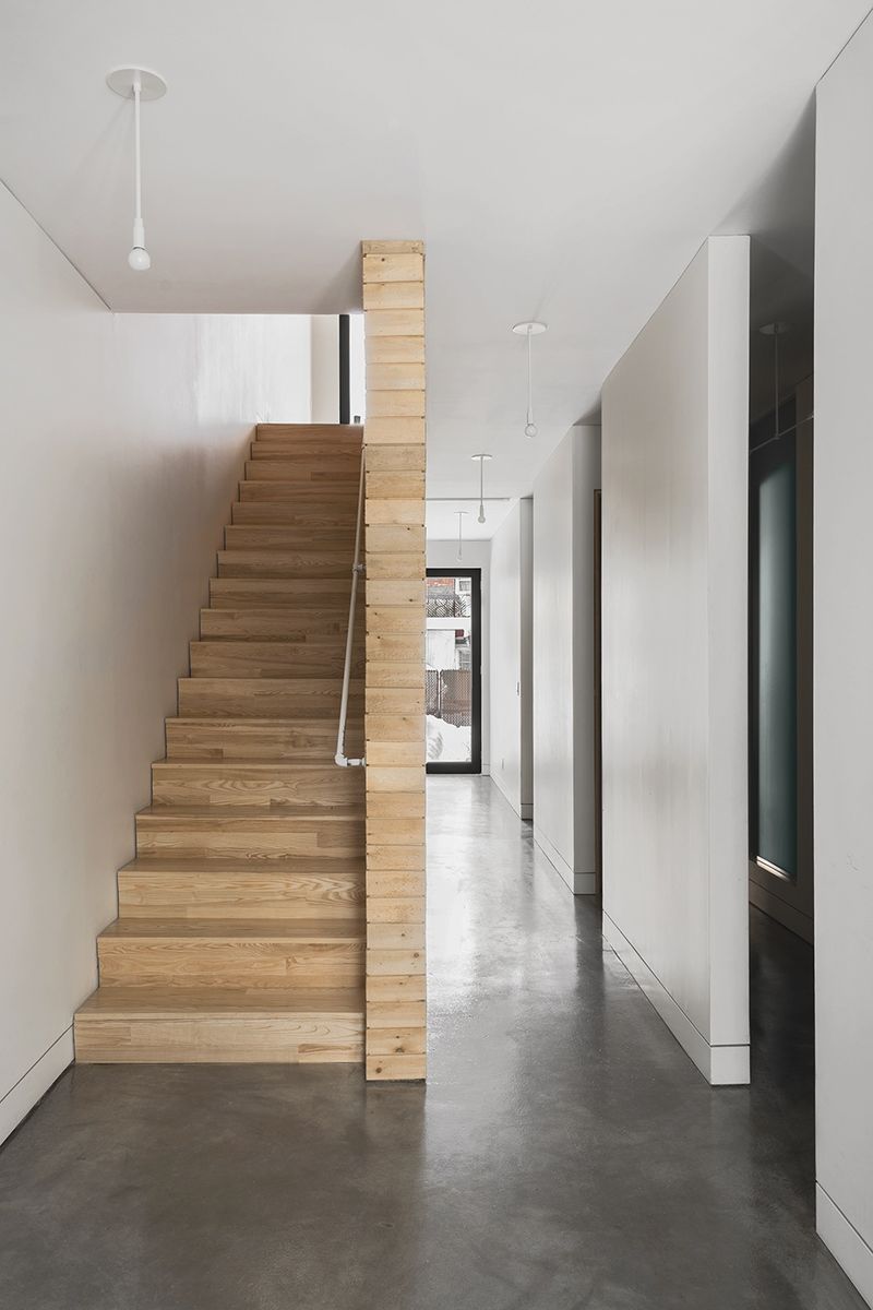Couloir d'un projet de Maisons unifamiliales près de Montréal/Laval/Longueuil (Grand Montréal) de MOA