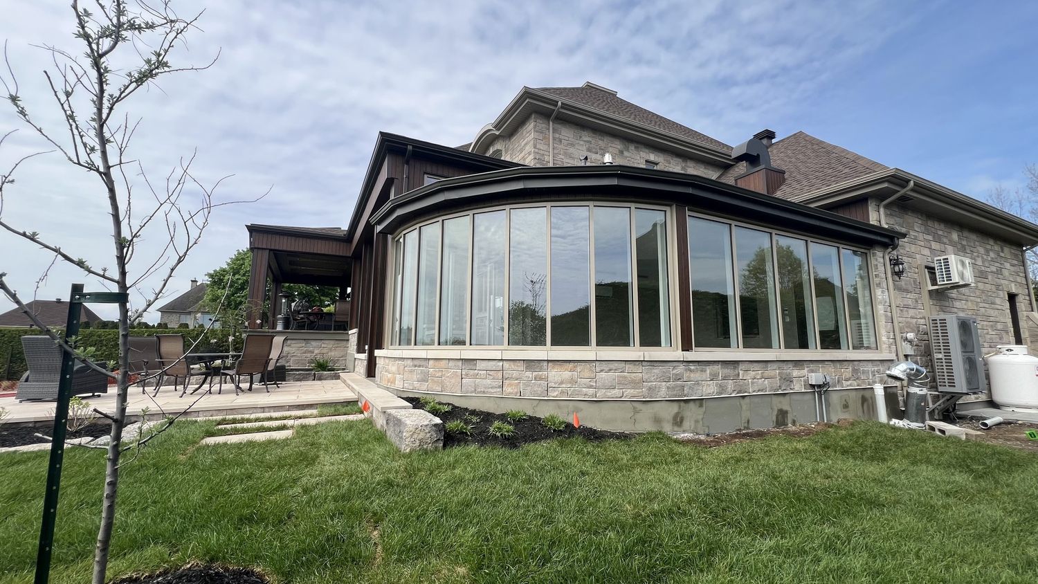 Veranda & Sunroom from a Home extensions project near Quebec City - Levis by Constructif Inc.