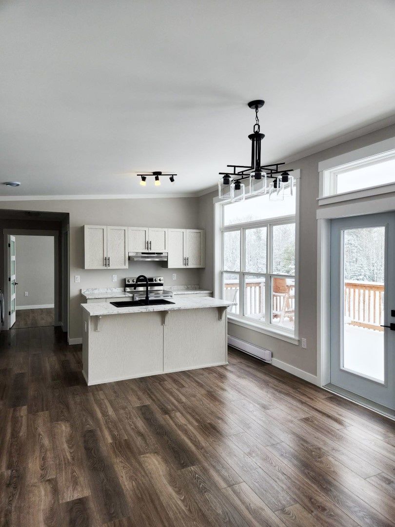 Kitchen from a Prefab and Modular Houses project near Halifax by The Home Centre