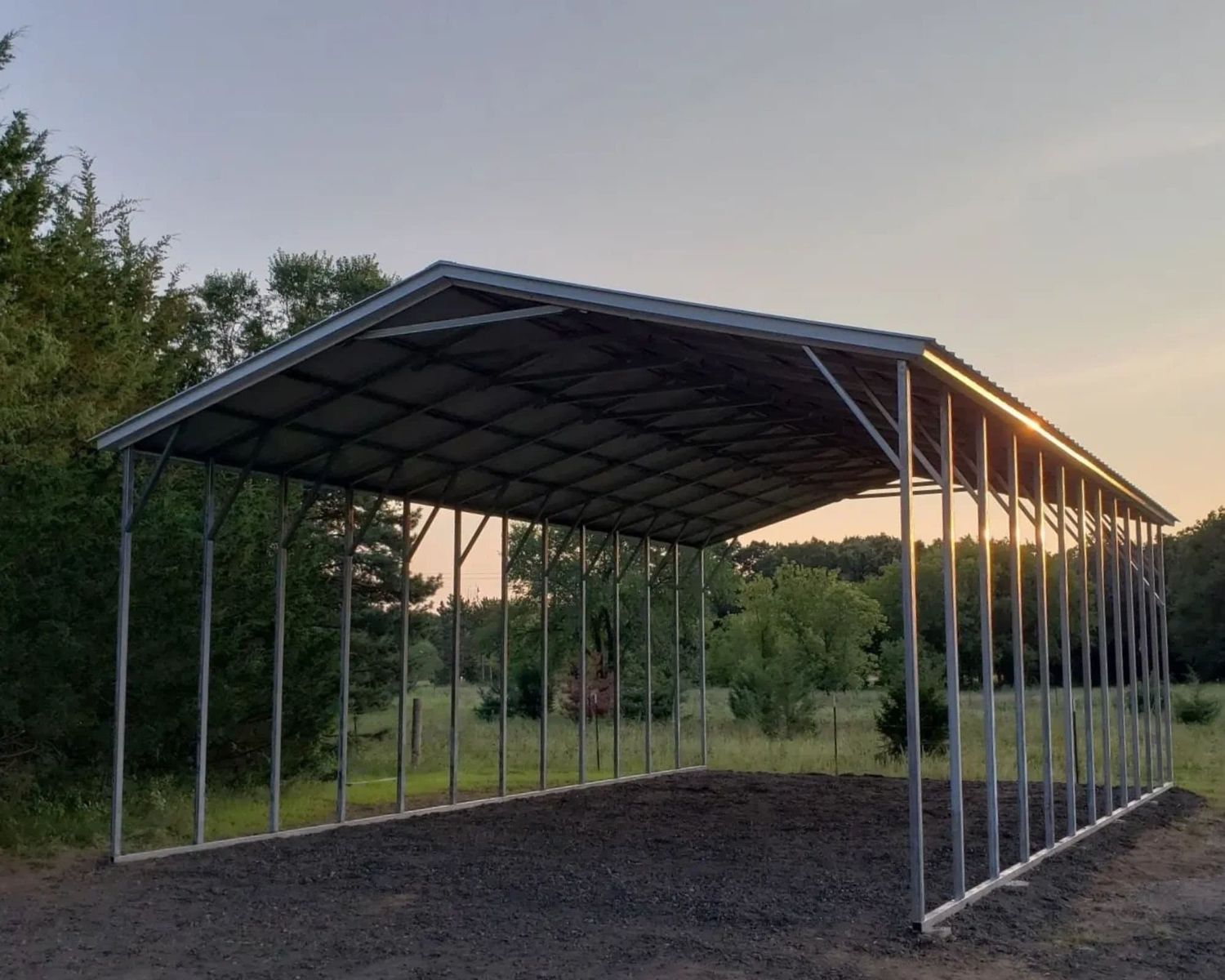 Garage & Shed from a Garages project near Austin by Metal America