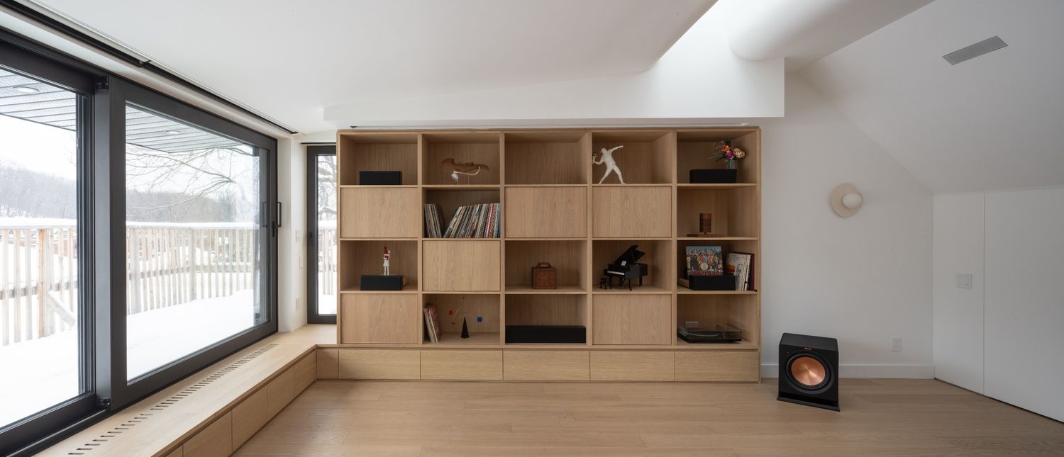  d'un projet de Maisons unifamiliales près de Montréal/Laval/Longueuil (Grand Montréal) de Atelier Schleiss Architectes