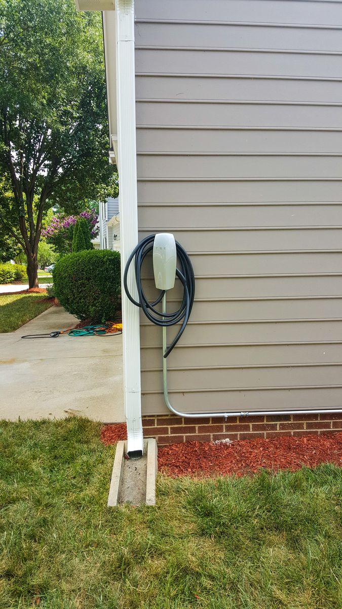  from a Electric vehicle charging station project near Raleigh - Durham - Cary by NC Solar Now